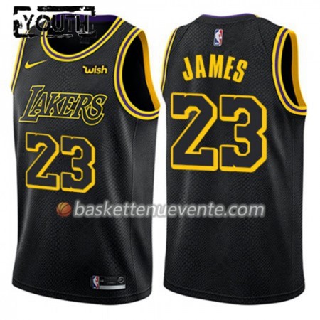 Maillot Basket Los Angeles Lakers LeBron James 23 Nike City Edition Swingman - Enfant